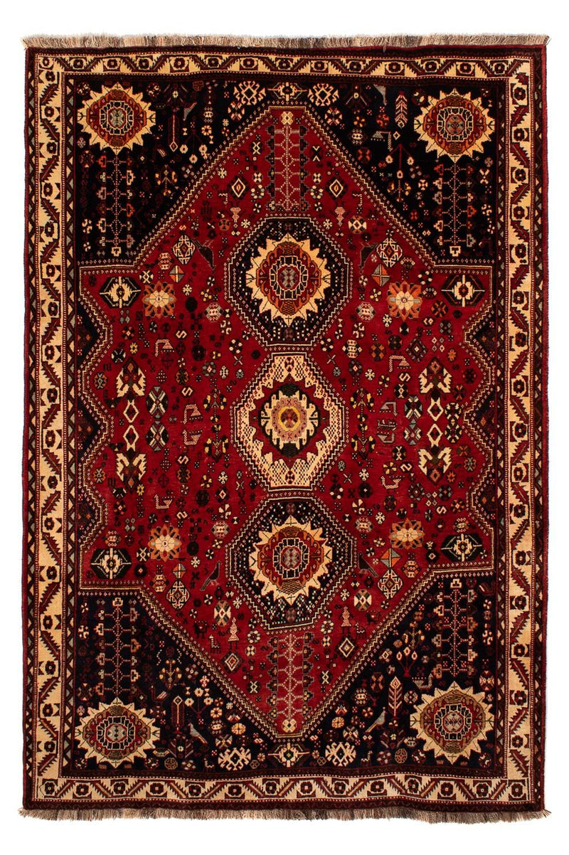 Alfombra persa - Nómada - 295 x 210 cm - rojo oscuro