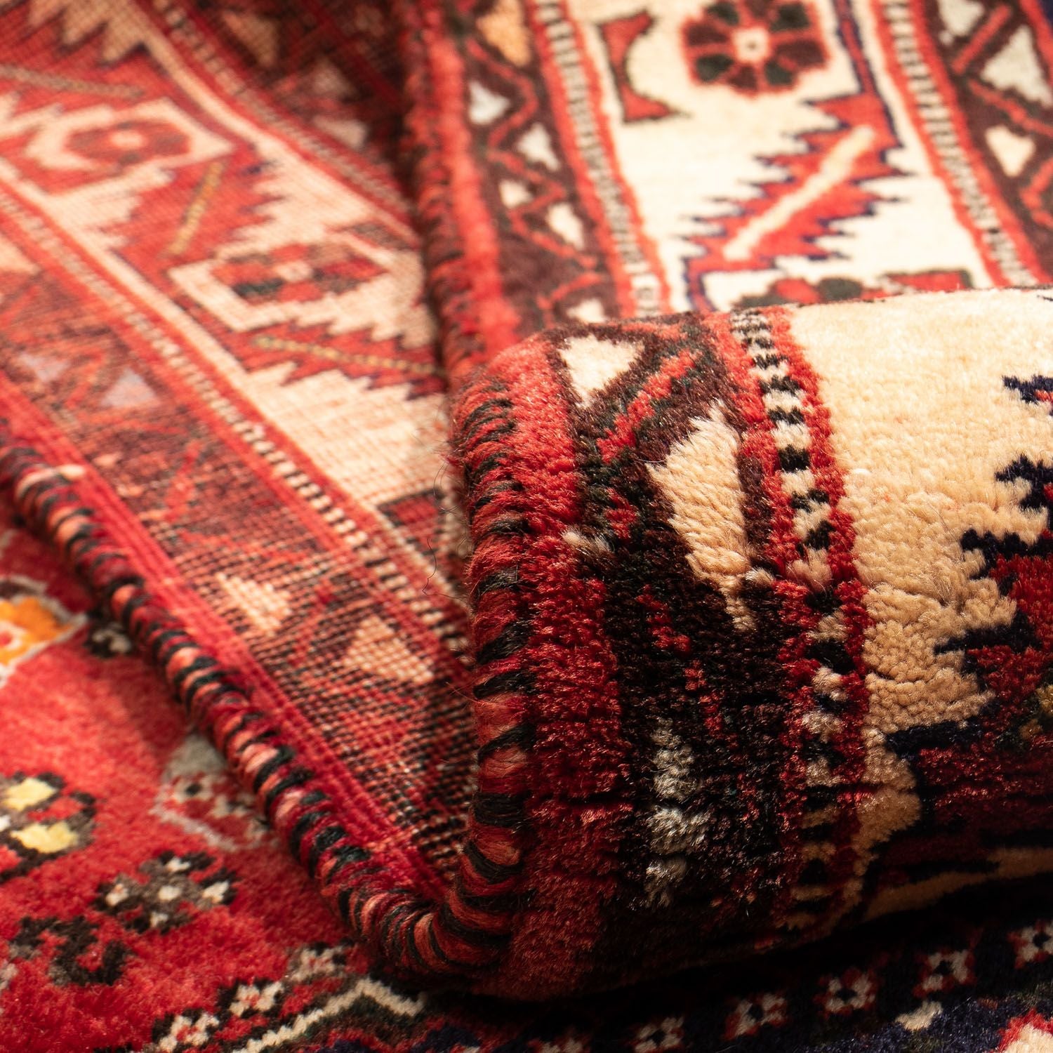 Alfombra persa - Nómada - 295 x 210 cm - rojo oscuro