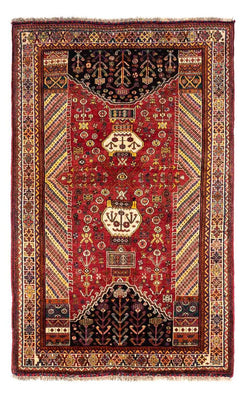 Alfombra persa - Nómada - 250 x 153 cm - rojo oscuro