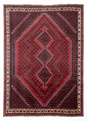 Alfombra persa - Nómada - 295 x 200 cm - rojo oscuro