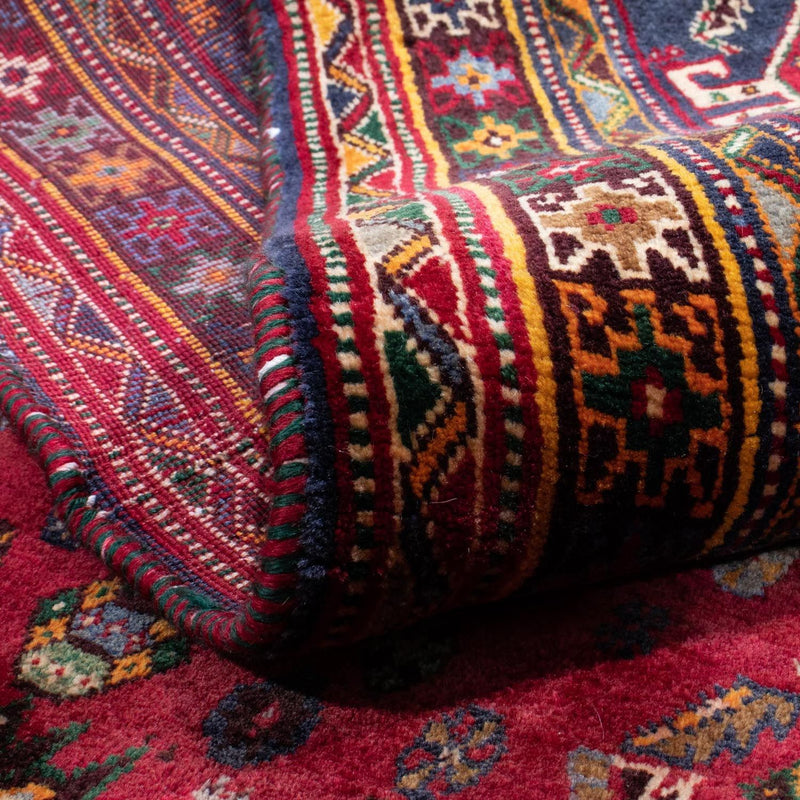 Alfombra persa - Nómada - 272 x 190 cm - rojo oscuro