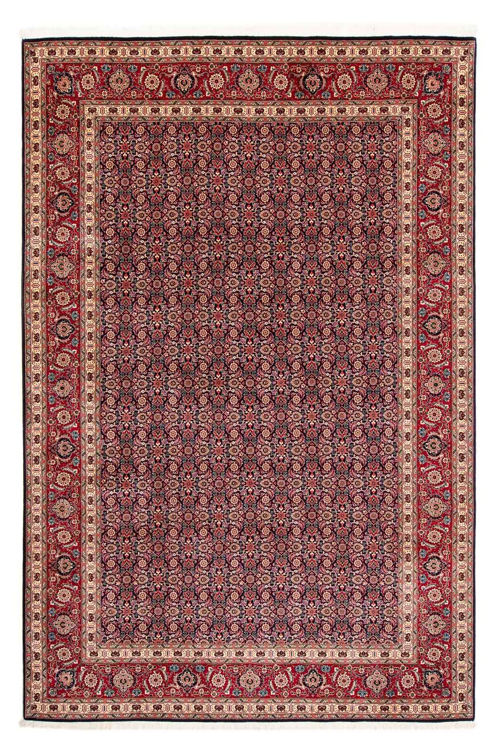 Alfombra persa - Tabriz - 304 x 202 cm - rojo claro
