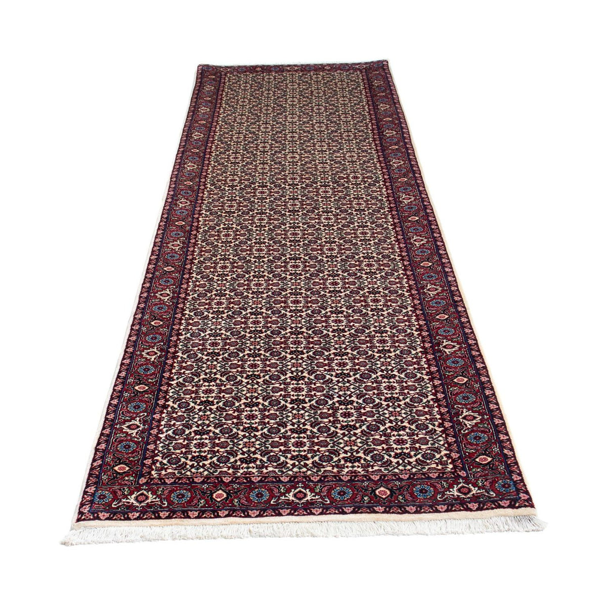 Alfombra de pasillo Alfombra persa - Bidjar - 297 x 86 cm - beige