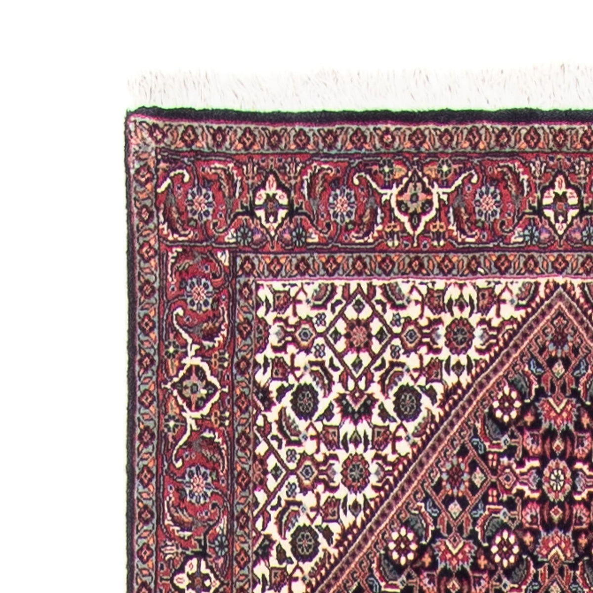 Alfombra de pasillo Alfombra persa - Bidjar - 395 x 81 cm - beige