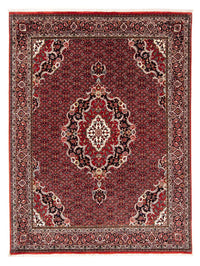 Alfombra persa - Bidjar - 229 x 172 cm - rojo oscuro