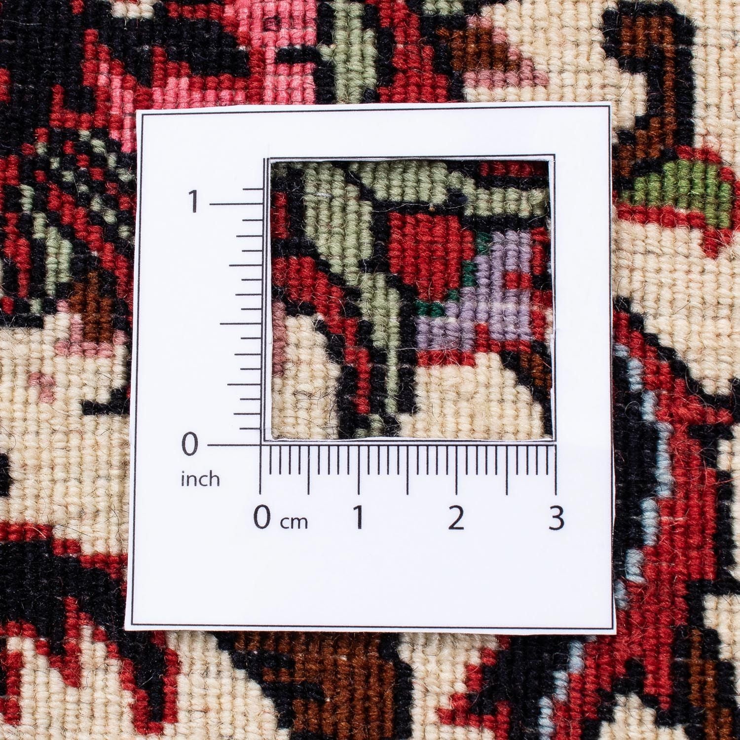 Alfombra persa - Bidjar - 237 x 167 cm - azul oscuro