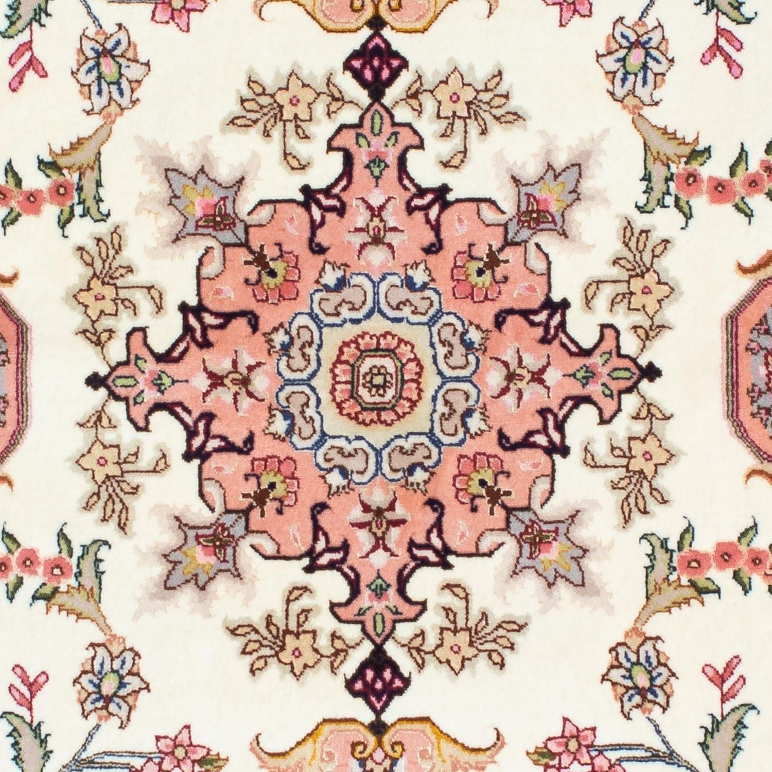Alfombra de pasillo Alfombra Persa - Tabriz - Real - 215 x 81 cm - beige