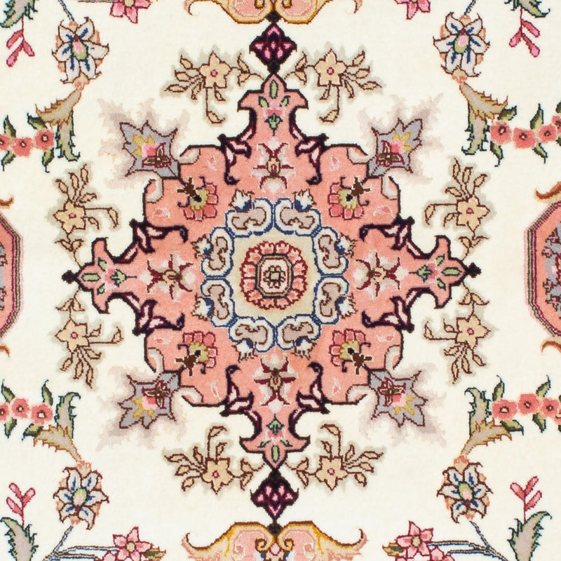 Alfombra de pasillo Alfombra Persa - Tabriz - Real - 215 x 81 cm - beige
