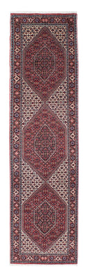 Alfombra de pasillo Alfombra persa - Bidjar - 316 x 82 cm - rojo