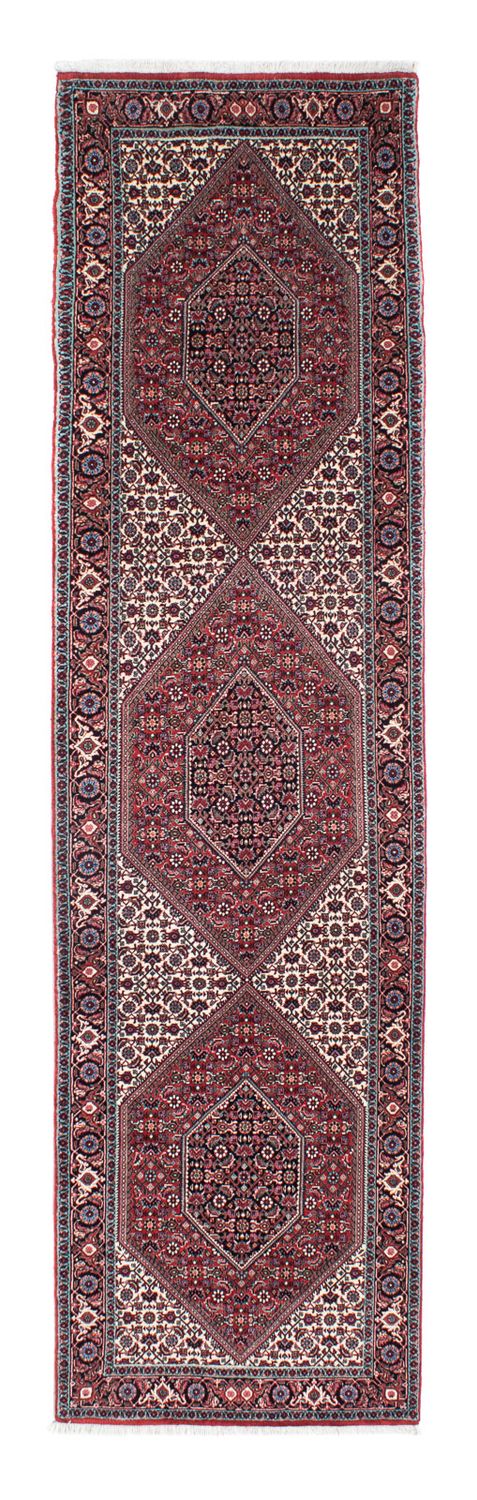 Alfombra de pasillo Alfombra persa - Bidjar - 316 x 82 cm - rojo