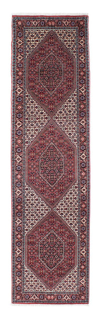 Alfombra de pasillo Alfombra persa - Bidjar - 316 x 82 cm - rojo
