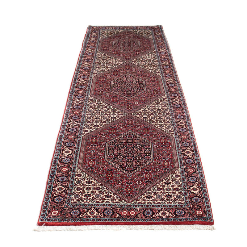 Alfombra de pasillo Alfombra persa - Bidjar - 316 x 82 cm - rojo