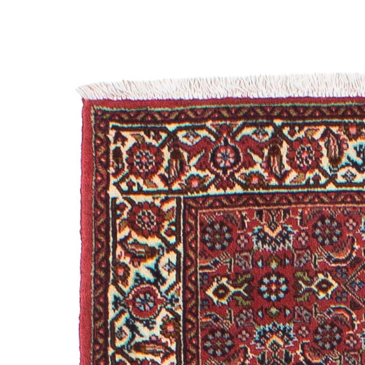 Alfombra de pasillo Alfombra persa - Bidjar - 243 x 68 cm - rojo claro