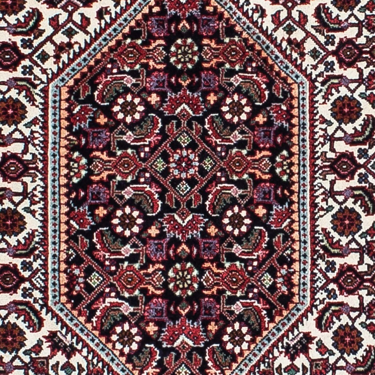Alfombra persa - Bidjar - 200 x 130 cm - rojo