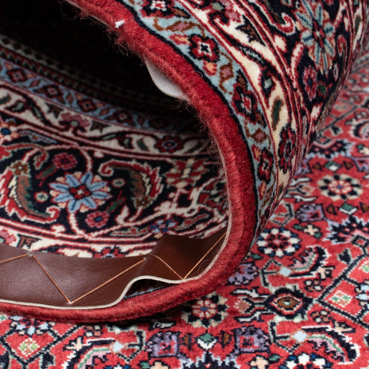 Alfombra persa - Bidjar - 200 x 130 cm - rojo