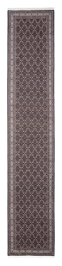 Alfombra de pasillo Alfombra persa - Bidjar - 400 x 70 cm - gris