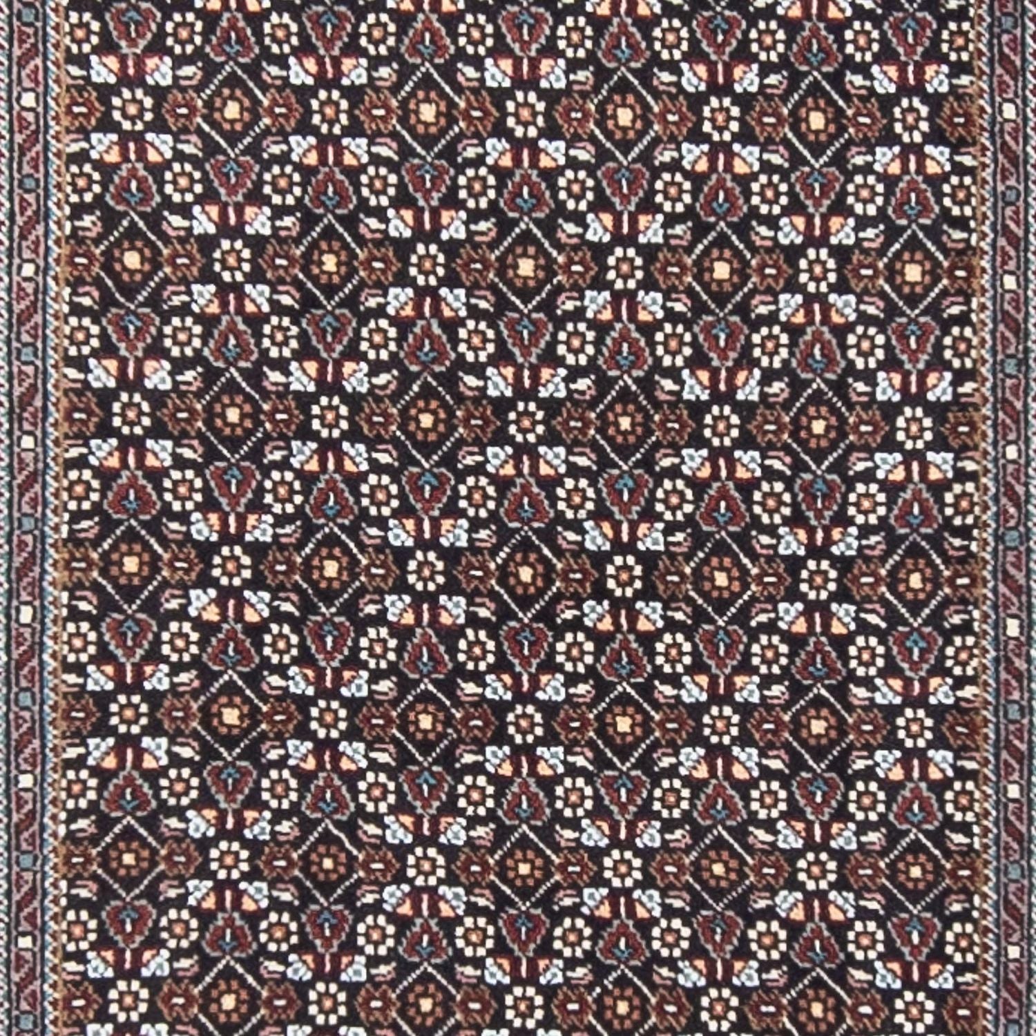 Alfombra de pasillo Alfombra persa - Bidjar - 400 x 70 cm - gris