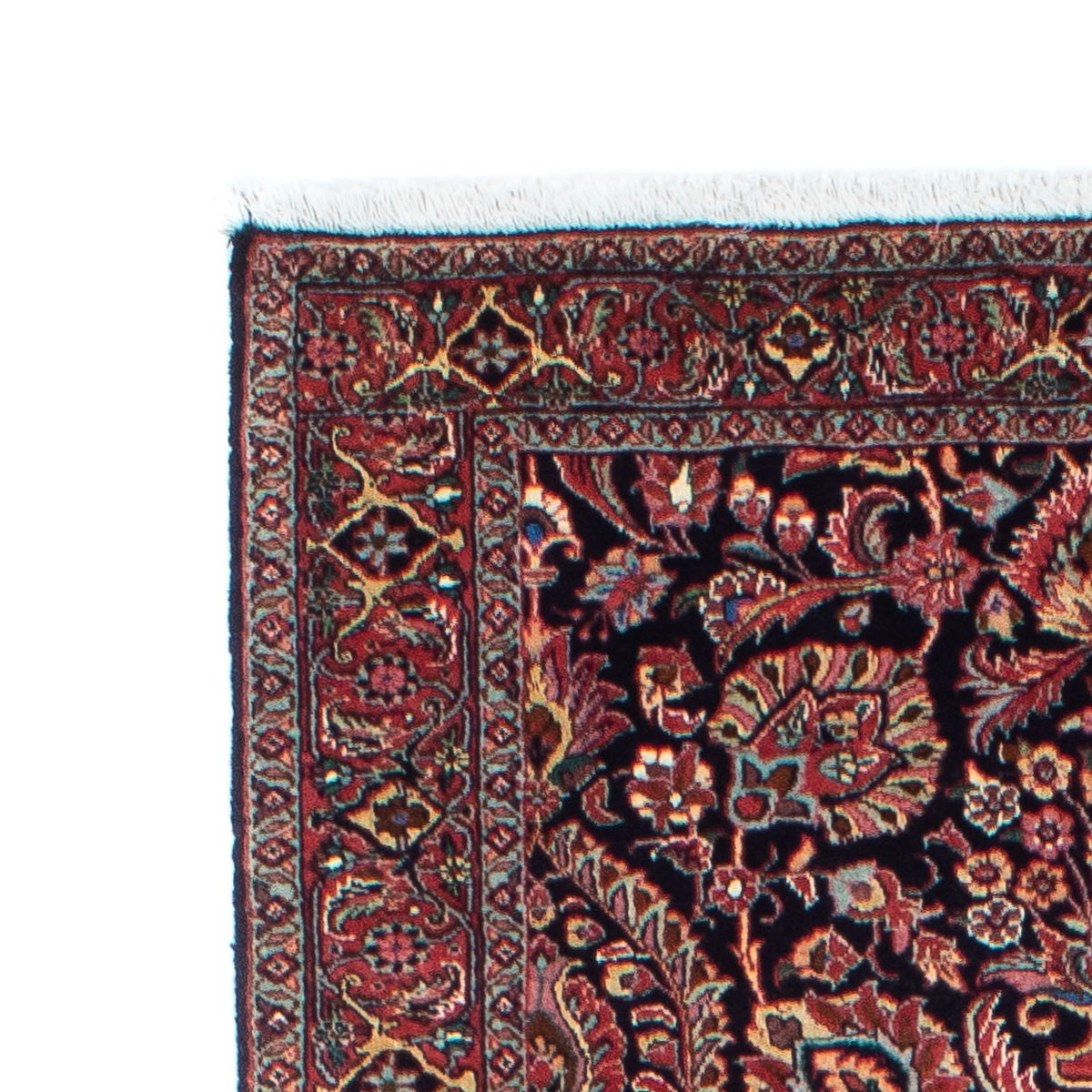 Alfombra de pasillo Alfombra persa - Bidjar - 298 x 83 cm - azul oscuro