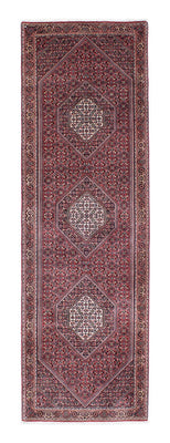 Alfombra de pasillo Alfombra persa - Bidjar - 294 x 90 cm - rojo claro