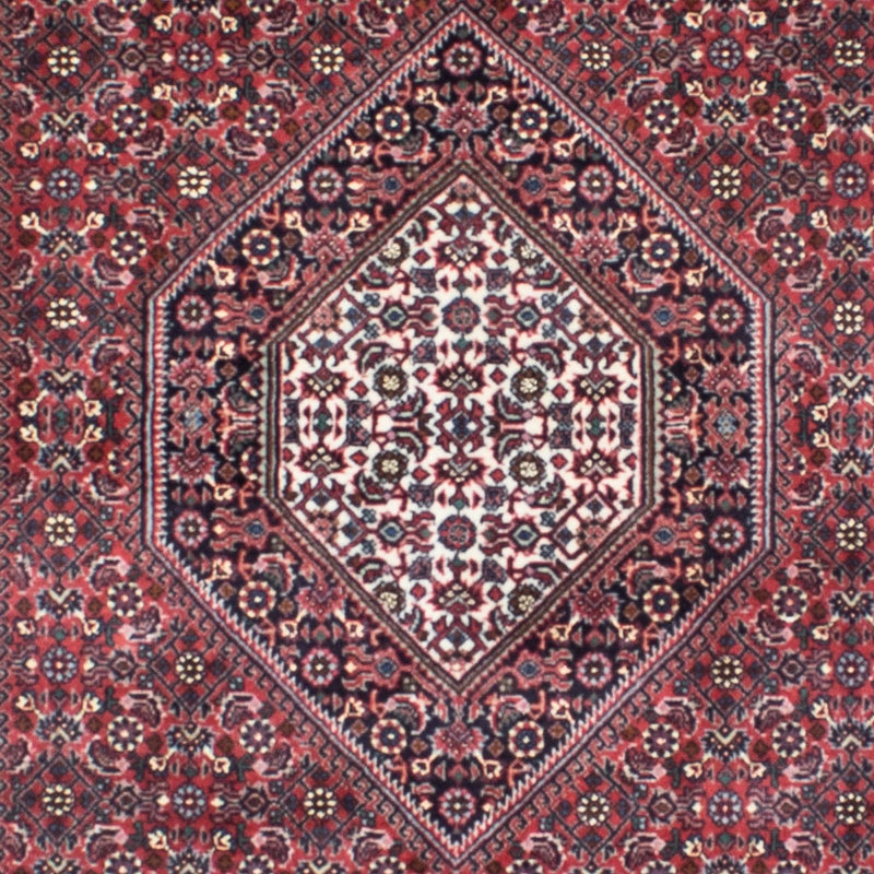 Alfombra de pasillo Alfombra persa - Bidjar - 294 x 90 cm - rojo claro