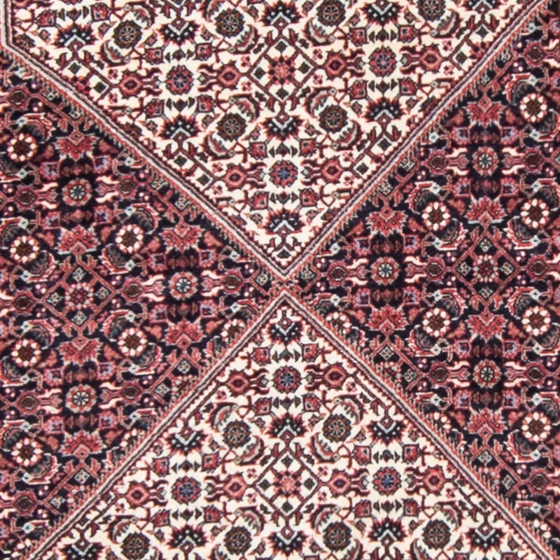 Alfombra de pasillo Alfombra persa - Bidjar - 418 x 86 cm - rojo claro