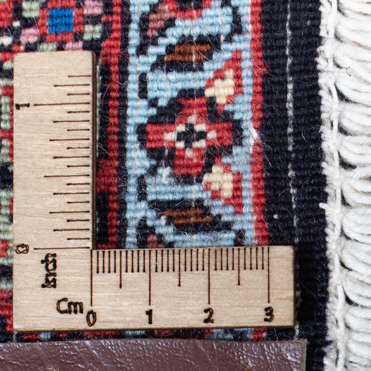 Alfombra de pasillo Alfombra persa - Bidjar - 418 x 86 cm - rojo claro