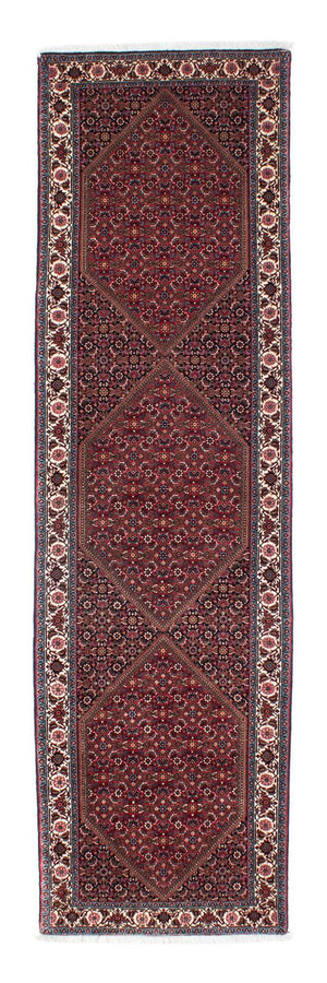 Alfombra de pasillo Alfombra persa - Bidjar - 306 x 85 cm - óxido