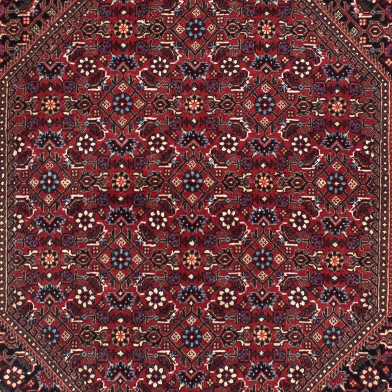 Alfombra de pasillo Alfombra persa - Bidjar - 306 x 85 cm - óxido
