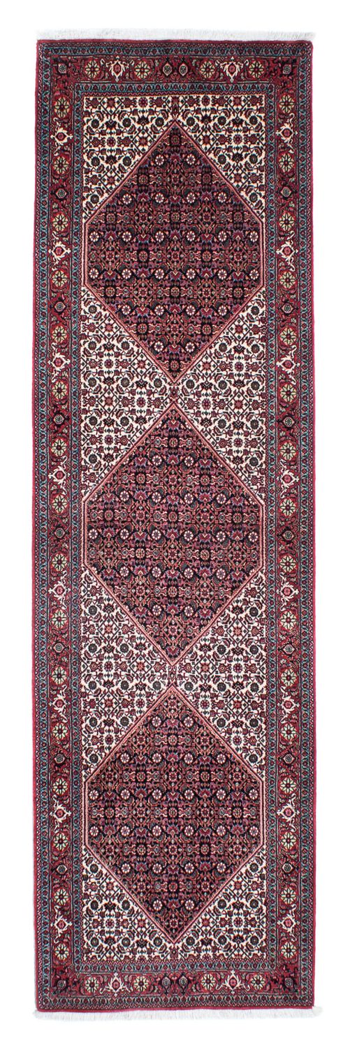 Alfombra de pasillo Alfombra persa - Bidjar - 295 x 85 cm - rojo