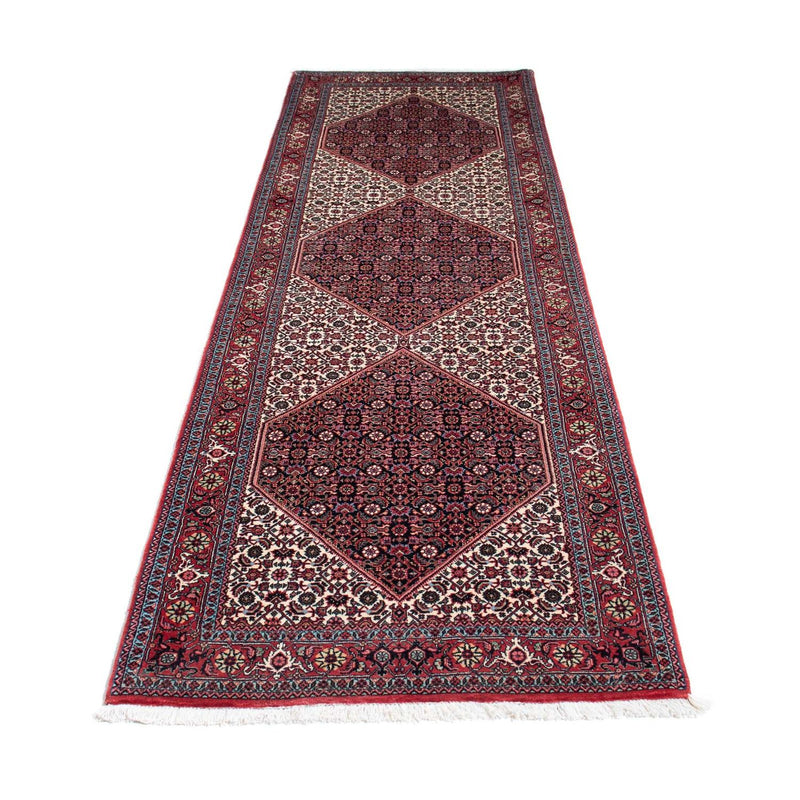 Alfombra de pasillo Alfombra persa - Bidjar - 295 x 85 cm - rojo