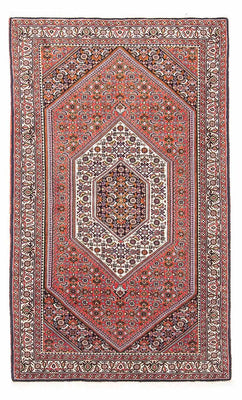 Alfombra persa - Bidjar - 161 x 90 cm - rojo claro