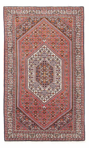 Alfombra persa - Bidjar - 161 x 90 cm - rojo claro