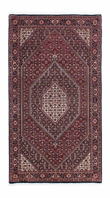 Alfombra de pasillo Alfombra persa - Bidjar - 196 x 108 cm - azul oscuro