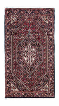 Alfombra de pasillo Alfombra persa - Bidjar - 196 x 108 cm - azul oscuro