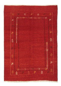 Alfombra Gabbeh - Persa - 200 x 142 cm - rojo
