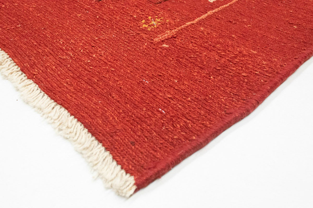 Alfombra Gabbeh - Persa - 200 x 142 cm - rojo