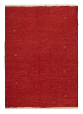 Alfombra Gabbeh - Persa - 194 x 140 cm - rojo