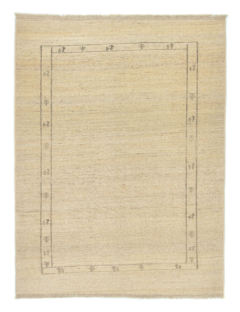 Alfombra Gabbeh - Persa - 197 x 147 cm - beige