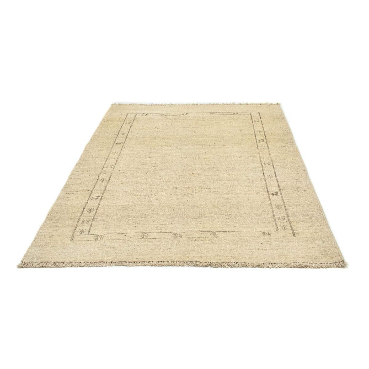 Alfombra Gabbeh - Persa - 197 x 147 cm - beige