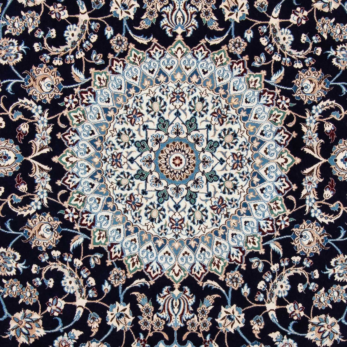 Alfombra Persa - Nain - Real - 319 x 203 cm - negro