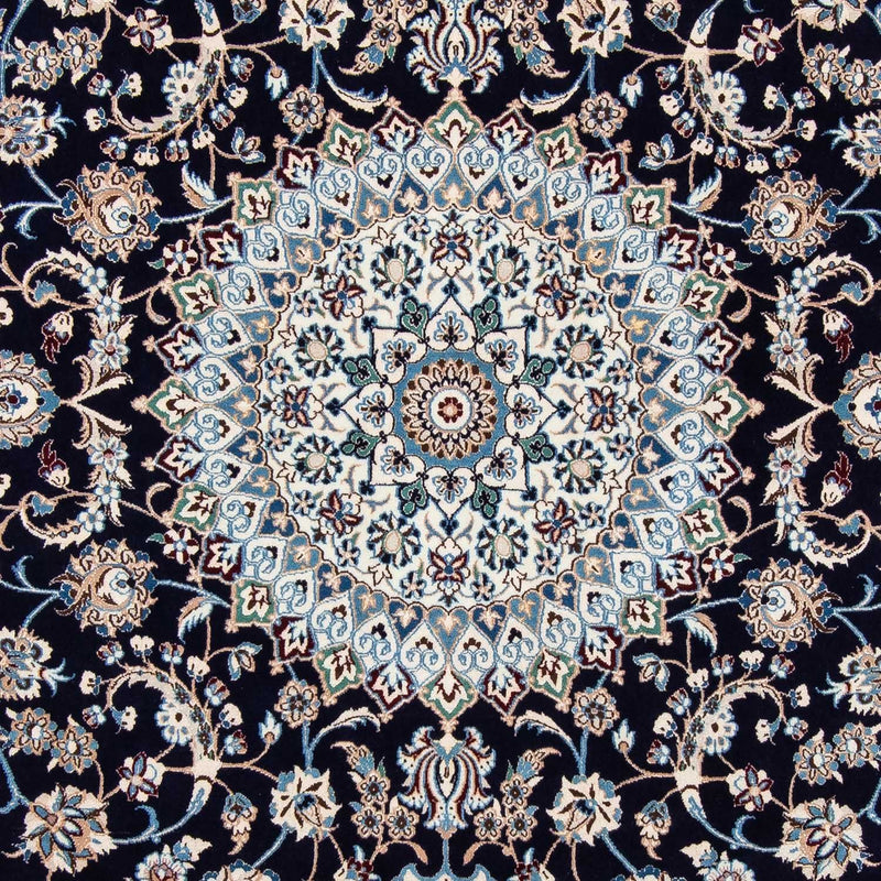 Alfombra Persa - Nain - Real - 319 x 203 cm - negro