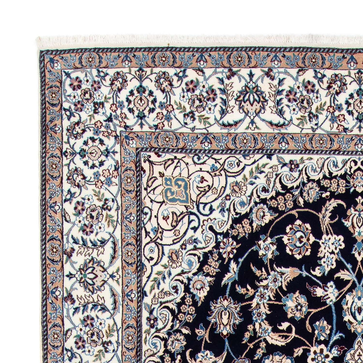Alfombra Persa - Nain - Real - 319 x 203 cm - negro