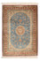 Alfombra persa - Ghom - 117 x 80 cm - turquesa