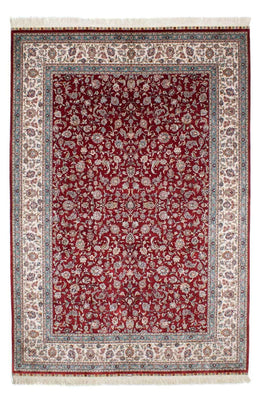 Alfombra oriental - Hereke - 246 x 170 cm - rojo oscuro