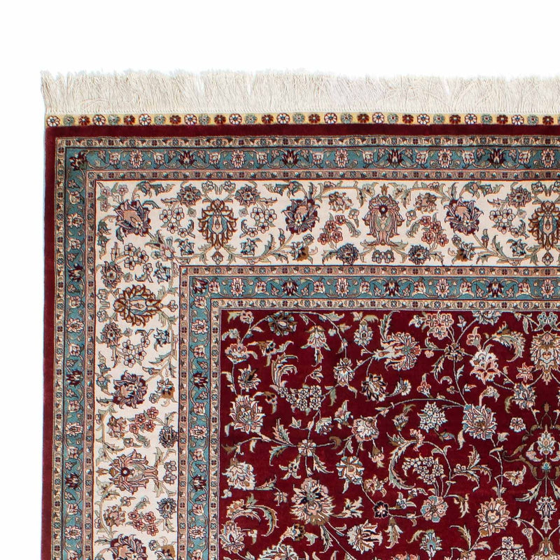 Alfombra oriental - Hereke - 246 x 170 cm - rojo oscuro
