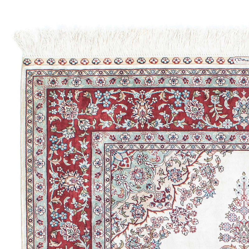 Alfombra oriental - Hereke - 137 x 91 cm - rojo oscuro