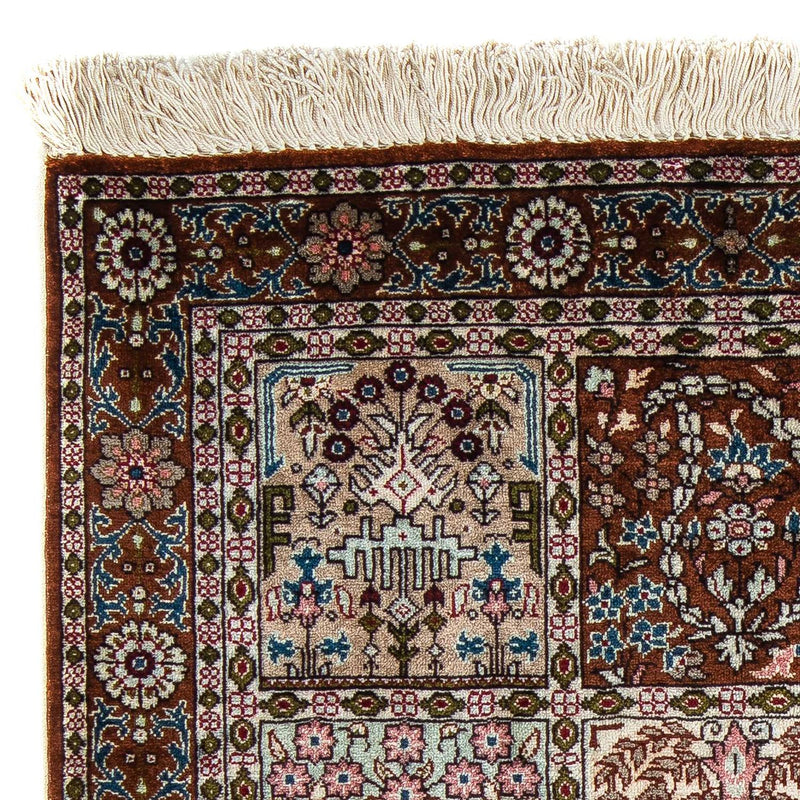 Alfombra persa - Ghom - 91 x 59 cm - multicolor