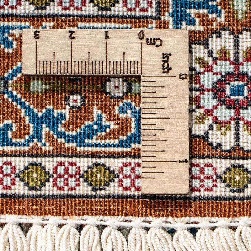 Alfombra persa - Ghom - 91 x 59 cm - multicolor