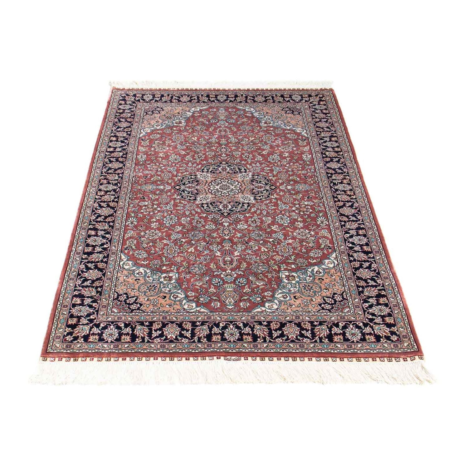 Alfombra oriental - Hereke - 152 x 91 cm - rojo oscuro