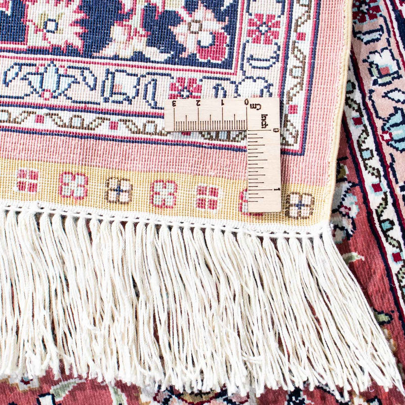Alfombra oriental - Hereke - 152 x 91 cm - rojo oscuro